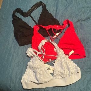 Victoria Secret Pink bralettes